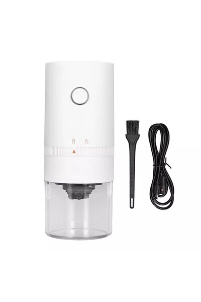 Choice3 ABS white Electric Coffee Grinder LED Display Baking Paint Pulverizer...
