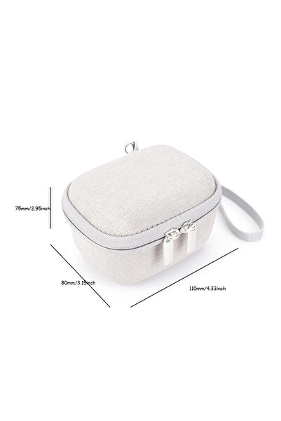 Choice14 غطاء حماية سيليكوني رمادي فاتح من ALLOYSEED للعبة Bitzee الرقمية الت...