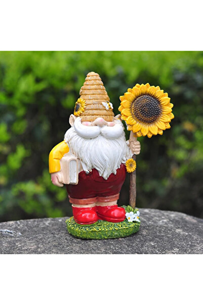 Choice sz-pzxrk-001 Bee Day Gift Gnome Dwarf Ornament Garden Resin Statue Orn...