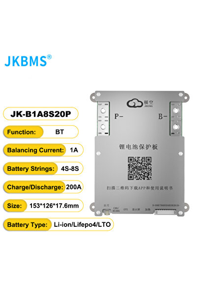 choice2 JK-B1A8S20P JKBMS JIKONG نظام إدارة التوازن الذكي النشط 4S-8S 100A 20...