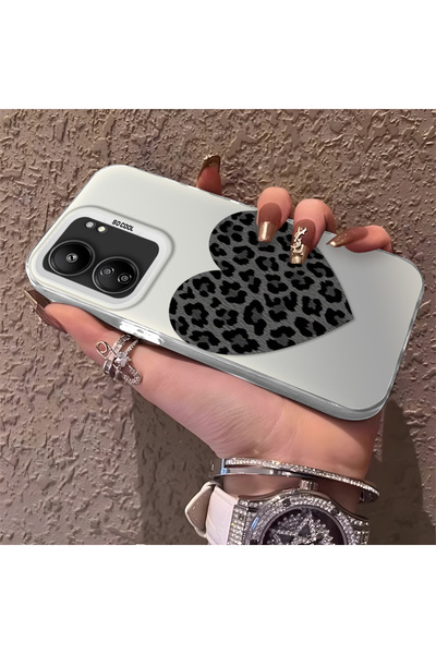 Hontinga حافظة هاتف Redmi 13C متوافقة مع الحواف السيليكونية الصلبة والمضادة ل...