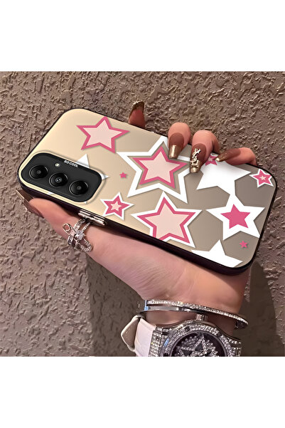 Hontinga حافظة هاتف سامسونج جالاكسي A05S متوافقة مع نجوم ملونة من السيليكون ذ...