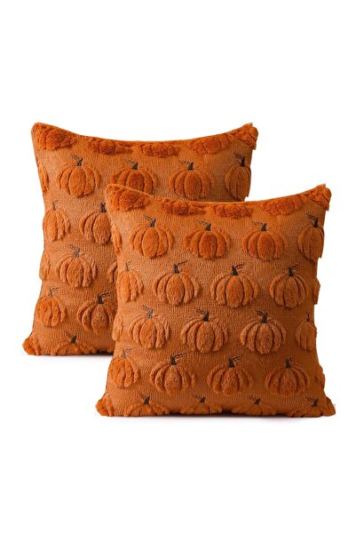 Choice 45x45CM 1Pcs H12-Rust Christmas Pillow Covers 18x18 Pure Brown Soft Pl...