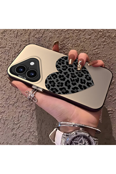 Hontinga حافظة هاتف من السيليكون متوافقة مع هاتف iPhone 16، ذات حافة صلبة ومض...