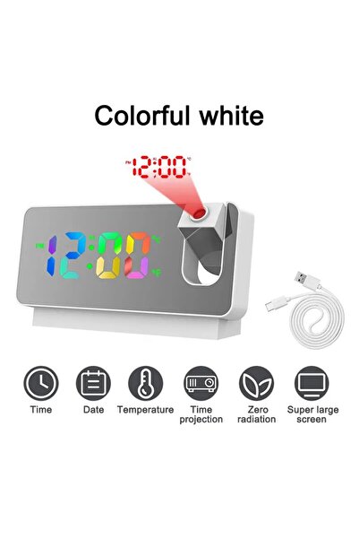 Choice1 شاشة عرض متعددة الوظائف قابلة للدوران 180 درجة مع حروف بيضاء، مزودة ب...