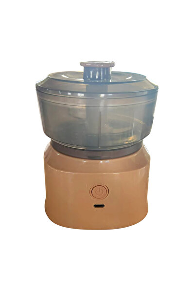 Choice مكبس ثوم كهربائي لاسلكي صغير بني اللون، متعدد الاستخدامات، هريس ثوم، س...