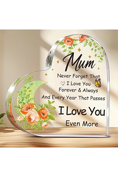 Choice Gifts for Mum, Acrylic Plaque Heart Gifts for Mum Unique Birthday Gift...