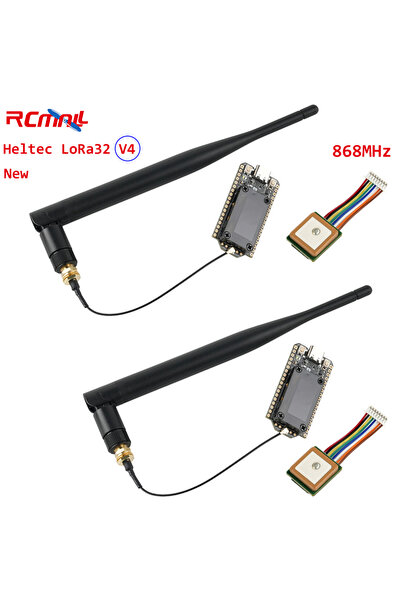 Choice1 قطعتان من نظام Heltec Meshtastic LoRa32 V4 GPS ESP32 WIFI BLE SX1262 ...