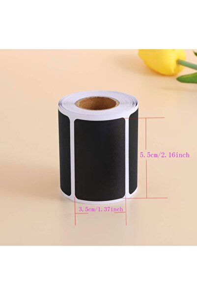 Choice Black 120PCS/Roll Removable Se Sticker Waterproof Label Sticker Home K...