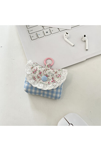 Choice1 LAN INS Fashion Korean Lace Floral Mini Wallet Buckle Earphone Bag Cu...