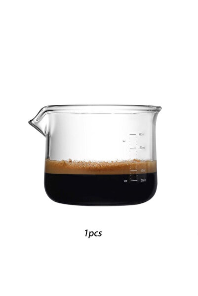 Choice1 100ml 1pcs 1/2pcs Espresso Measuring Cup 100ml Clear Scale Espresso S...