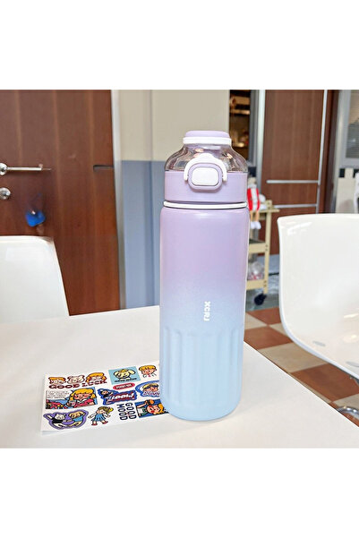 Choice زجاجة ماء حرارية 800 مل، كوب مزود بماصة، كوب رياضي حراري للسيارة مصنوع...