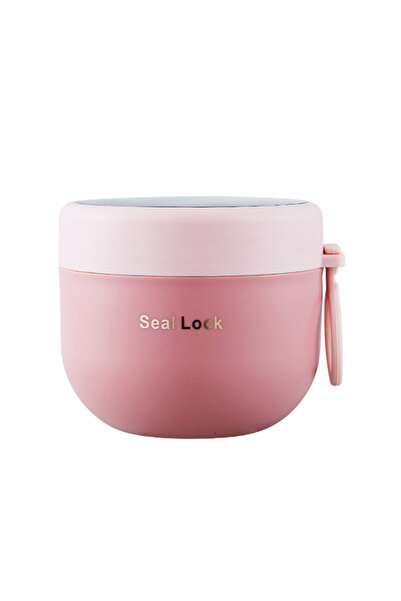Choice Pink Breakfast cup Breakfast Cup with Lid Reusable Plastic Spo Portabl...
