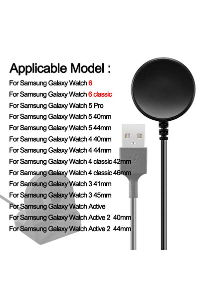 Choice3 USB a Usb Type C PD Cable Charger For Watch 6/5/Pro/4/3 41mm 45mm Act...