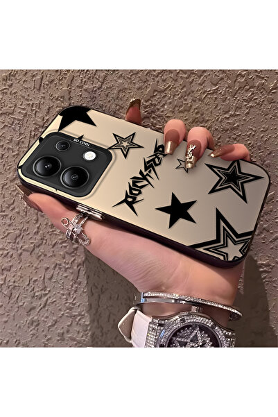 Hontinga حافظة هاتف من السيليكون متوافقة مع هاتف Redmi Note 13، ذات حافة صلبة...