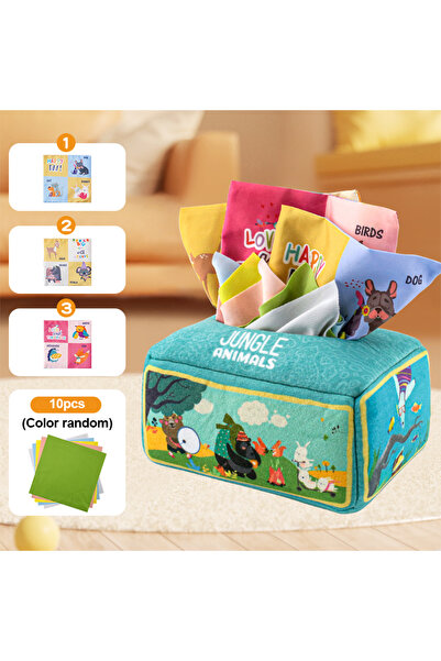 choice2 لعبة رسم على شكل حيوان YY03-310، صندوق مناديل ورقية للأطفال، لعبة ألغ...