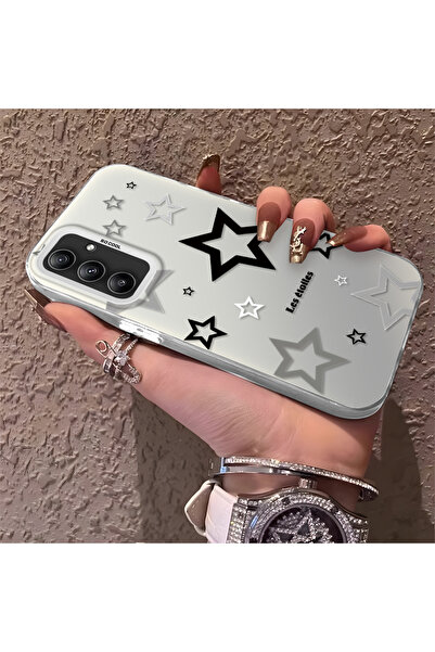 Hontinga حافظة هاتف سامسونج جالاكسي A34 متوافقة مع الحواف السيليكونية الصلبة ...