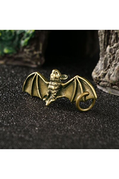 Choice تمثال خفاش برونزي عتيق رمادي فاتح، قطعة واحدة، زينة صغيرة صلبة، مجسمات...