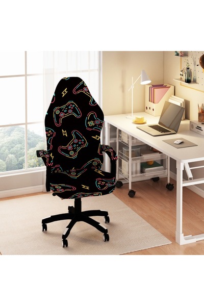 Choice غطاء كرسي ألعاب مخملي اللون، ناعم ومرن، مصنوع من الإسباندكس، غطاء كرسي...