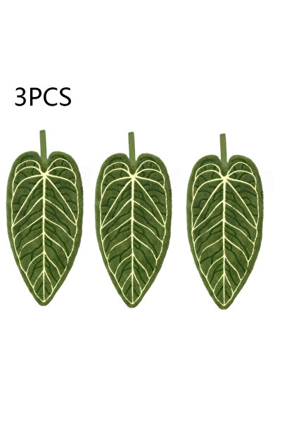 Choice 3Pcs Ultra-Absorbent Plant Towels Leaves Design Absorbent Handkerchief...