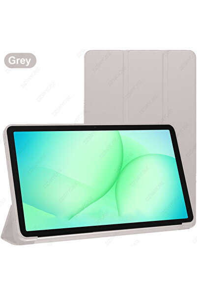 Choice1 Grey Silicone Case for Tab A9/A11 8.7 inch SM-X110 X130, Trifold Stan...