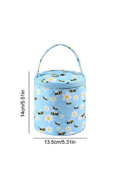 Choice6 Bees New Yarn Storage Tote Bag Small Empty Yarn Storage Bag ew Flower...