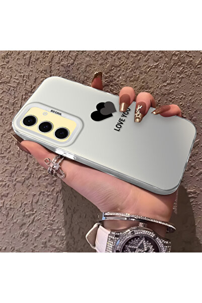 Hontinga حافظة هاتف سامسونج جالاكسي S24 Fe متوافقة مع نمط القلب من السيليكون ...