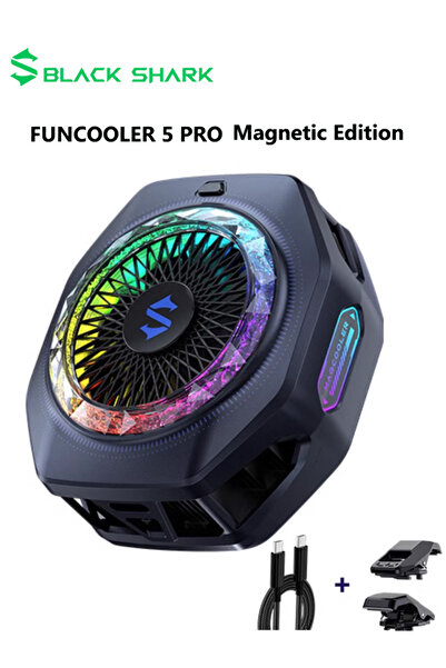 Choice مبرد الهاتف المحمول FunCooler 5pro الأسود الأصلي من Black Shark المغنا...