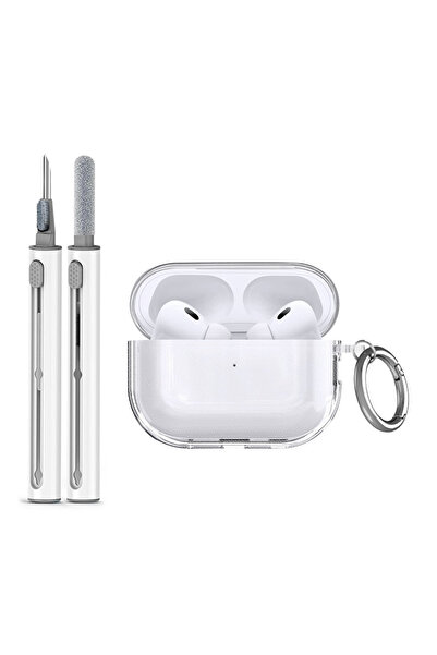 Choice7 غطاء حماية شفاف مقاوم للصدمات لسماعات AirPods Pro 3 (2025) مع قلم