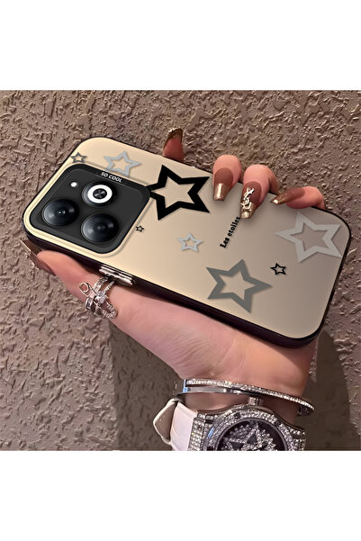 Hontinga حافظة هاتف Infinix Smart 8 متوافقة مع نمط Yıldızlar من السيليكون ذات...