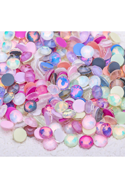 Choice8 1440Pcs 6mm Multiple colors VC Glitter Luminous Opal Non Hotfix Rhine...
