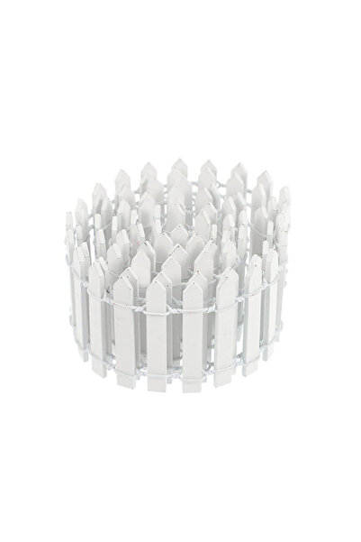 Choice White 1pcs Mini Wooden Fence for Fairy Gardens and Flower Pot Embellis...