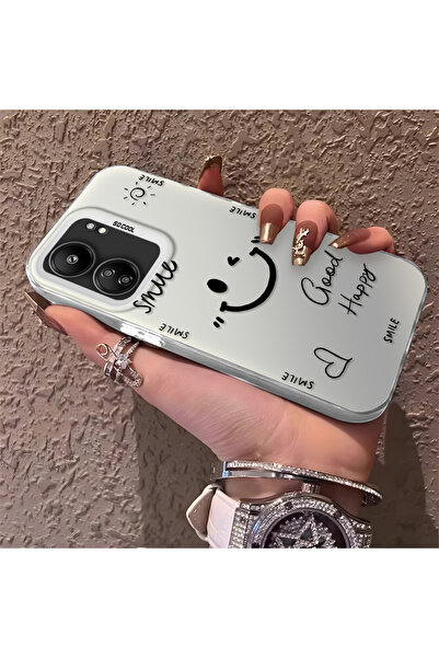 Hontinga حافظة هاتف Poco C65 متوافقة مع الحواف السيليكونية الصلبة والمضادة لل...