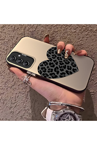 Hontinga حافظة هاتف سامسونج جالاكسي M34 متوافقة مع حافة السيليكون الصلبة ومضا...