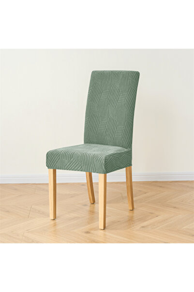 Choice3 غطاء كرسي واحد مقاس A3، غطاء كرسي طعام واحد قماش جاكار من الجاكار، غط...