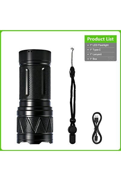 Choice1 white laser White Laser Handhold Flashlight Tactical Rechargeable LED...