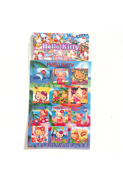 Choice A 1PCS Hawaii Beach Hello Kitty Stickers Suitable for Phone Cases Acco...