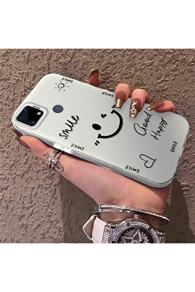 Hontinga حافظة هاتف Realme C25S متوافقة مع حافة السيليكون الصلبة ومضادة للسقو...