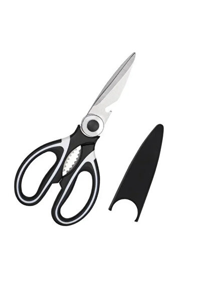 Choice D010-1 مقص مطبخ متعدد الاستخدامات من الفولاذ المقاوم للصدأ، شديد التحم...