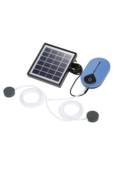 Choice black 1.5W 3600mAH Solar Oxygen Pump Fish Tank Oxygenator Aquarium Oxy...