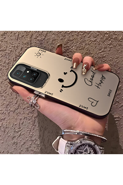 Hontinga حافظة هاتف Redmi 10 2022 متوافقة مع الحواف السيليكونية الصلبة والمضا...