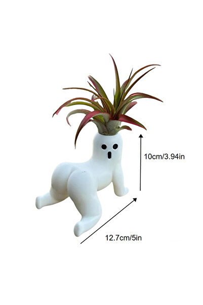 Choice A Plant Pots Funny Prank Gift Funny Big Booty Ghost Planter Big Booty ...