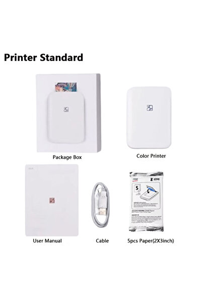 Choice طابعة حراري صغيرة قياسية HPRT، طابعة صور ملونة، طابعة بلوتوث، طابعة مح...