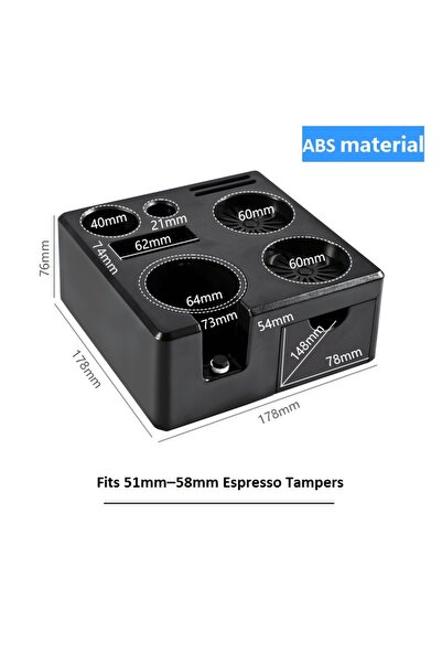 Choice محطة ضغط قهوة إسبريسو مصنوعة من مادة ABS مع حامل فلتر قهوة بدرج وقاعدة...