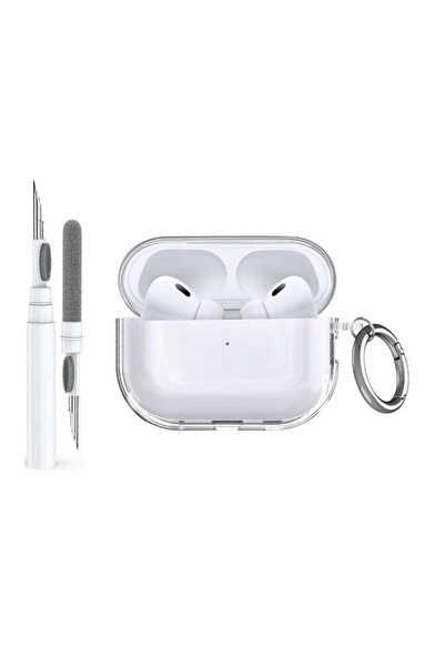Choice4 غطاء حماية شفاف مقاوم للصدمات لسماعات AirPods Pro 3 (2025) مع قلم