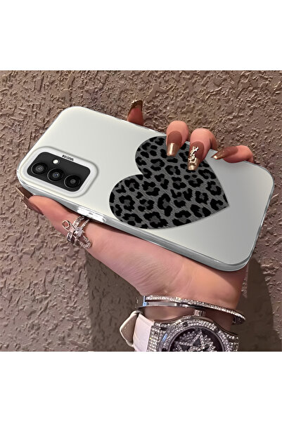 Hontinga حافظة هاتف سامسونج جالاكسي M13 متوافقة مع حافة السيليكون الصلبة ومضا...