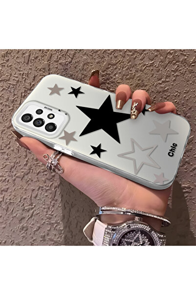 Hontinga حافظة هاتف سامسونج جالاكسي A73 متوافقة مع السيليكون، حافة صلبة من ال...