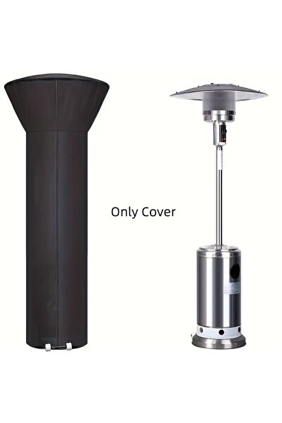 Choice3 221x85x48cm black [Heater Cover] Heater cover with zipper and storage...