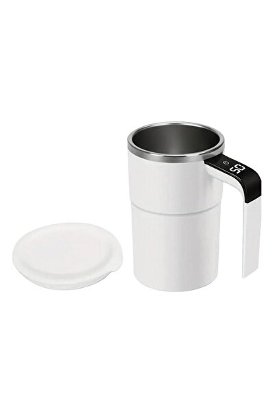 Choice1 380ml White Self Stirring Mug Automatic Mixing Coffee Cup 380ml Heat ...