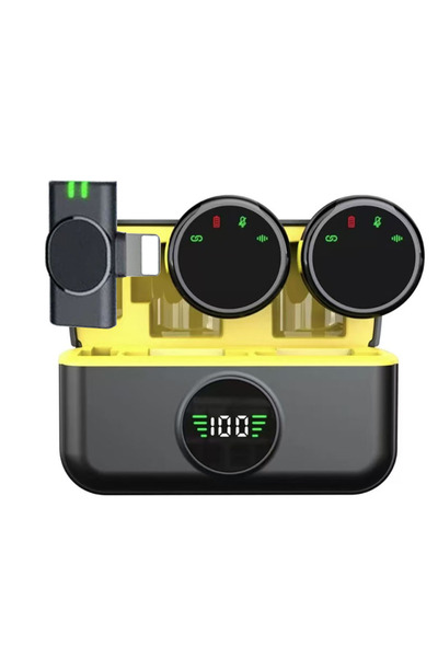 Choice ميكروفون لاسلكي صغير الحجم (لافالير) لأجهزة آيفون، لتسجيل البث المباشر...